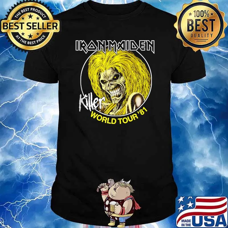 Iron Maiden Killers World Tour Shirt