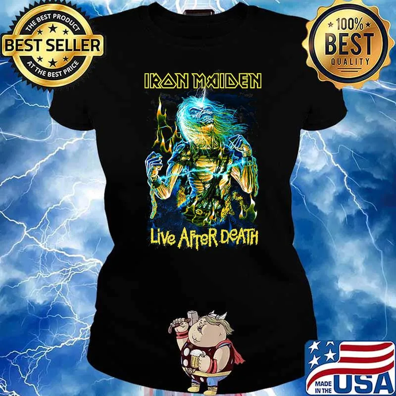 Iron Maiden Live After Death Premium T-Shirt Ladies tee