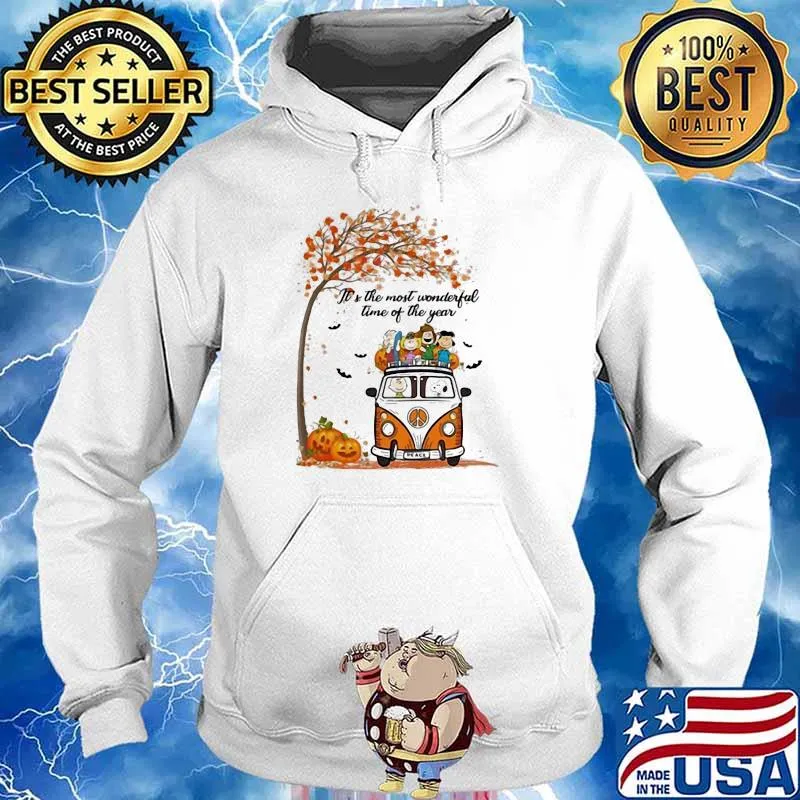 It's The Most Wonderful Time Of the Year Snoopy Hippie Shirt Hoodie
