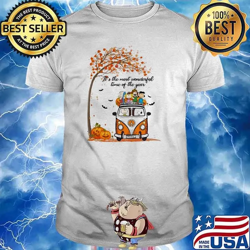 It's The Most Wonderful Time Of the Year Snoopy Hippie Shirt