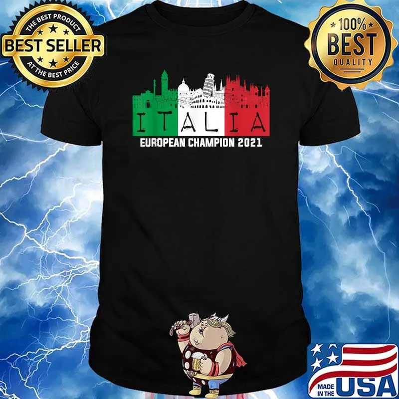 Italian European Champion 2021 Football Italy Shirt