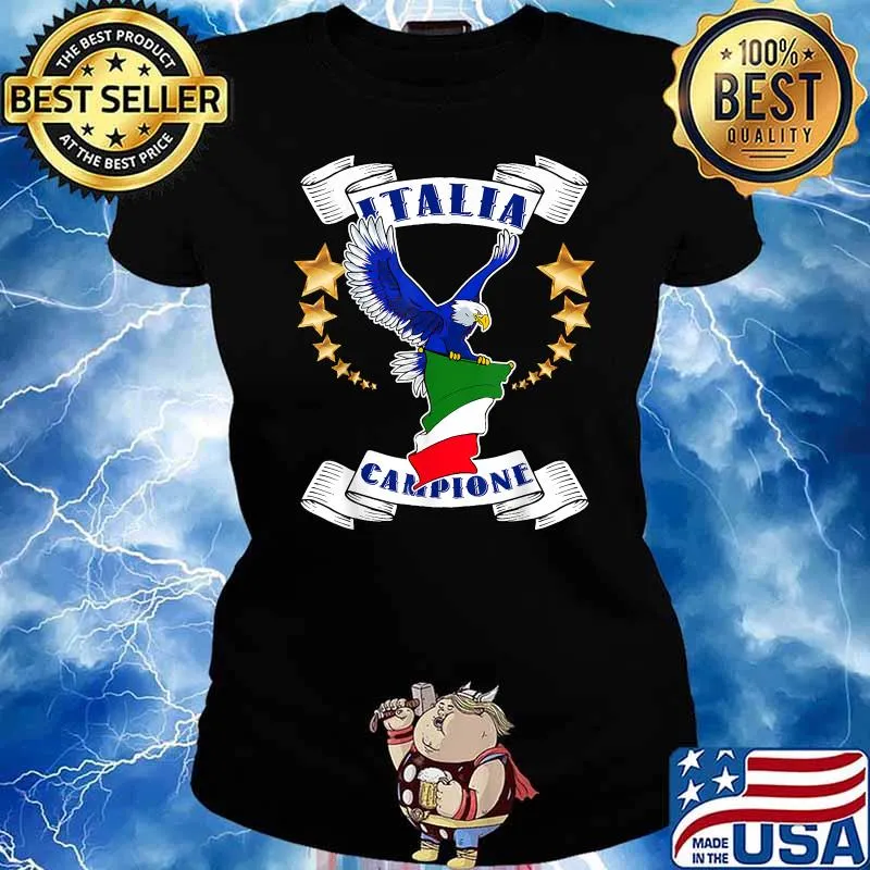 Italy Champion Football Fans Italian Shirt Ladies tee