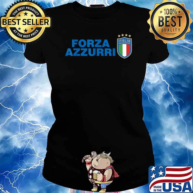 Italy Flag Soccer T-Shirt Ladies tee