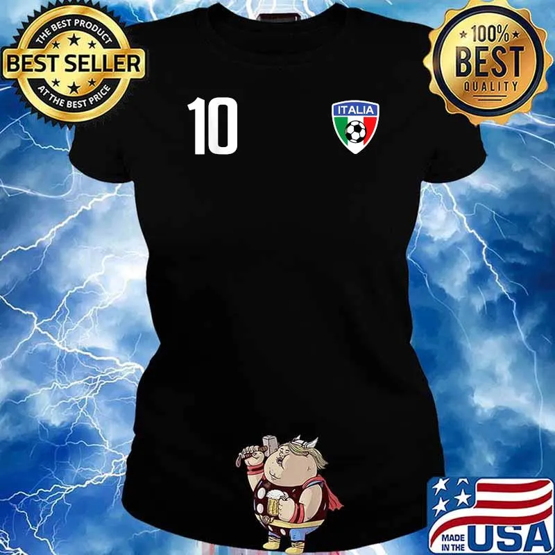 Italy Soccer 10 Jersey 2020 2021 Italia Football Team Fan Shirt Ladies tee