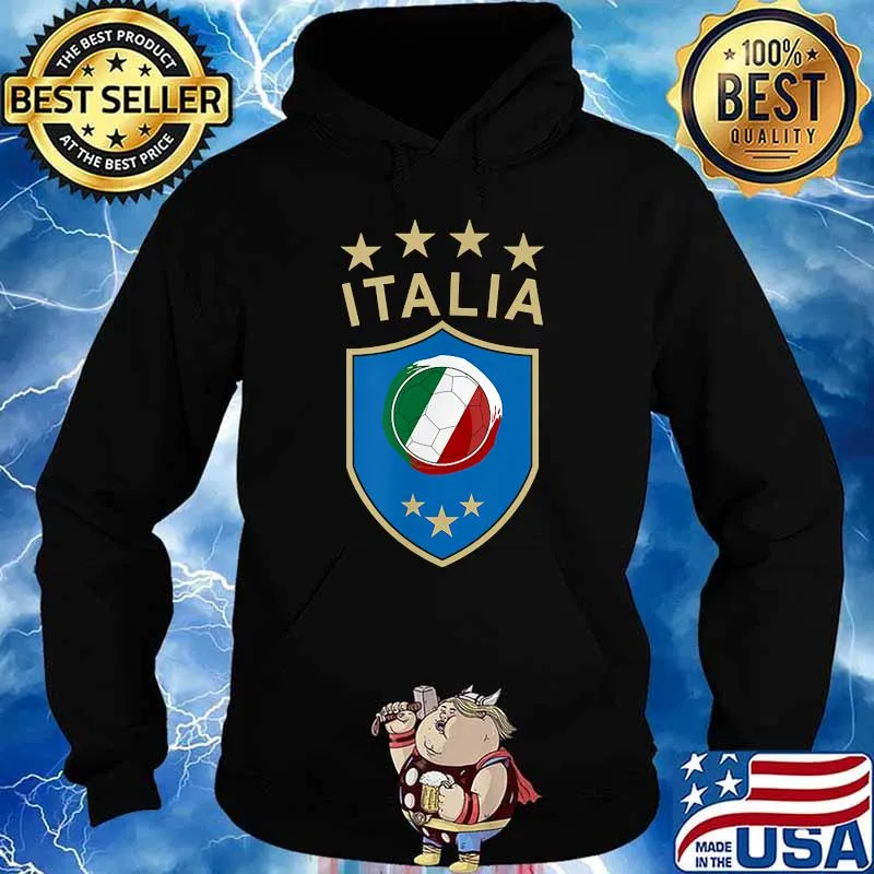 Italy Soccer - Italian Italia Flag Football Player T-Shirt Hoodie