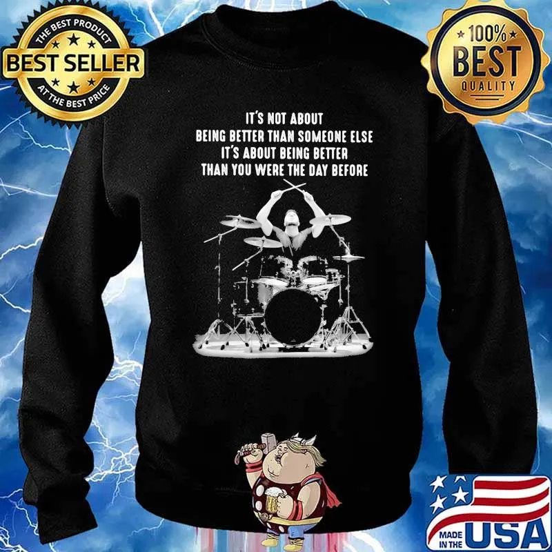 Its not about being better than someone else its about being better than you were the day before s Sweater