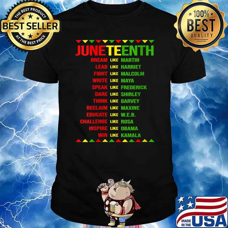 Juneteenth Dream Like Leaders Win Like Kamala T-Shirt
