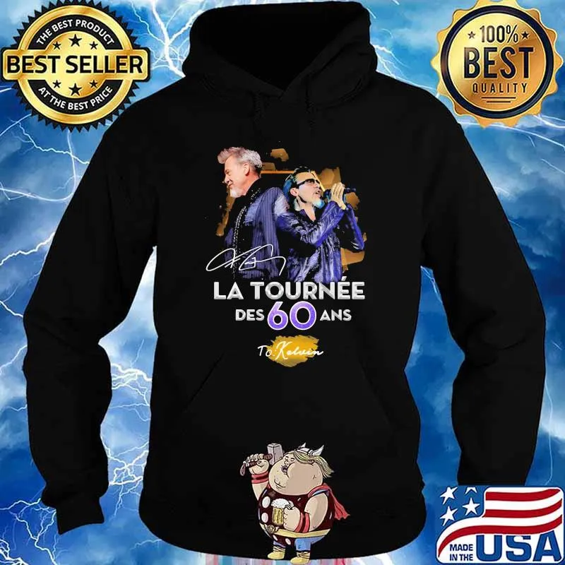 La Tournee des 60 ans Kelvin signature s Hoodie
