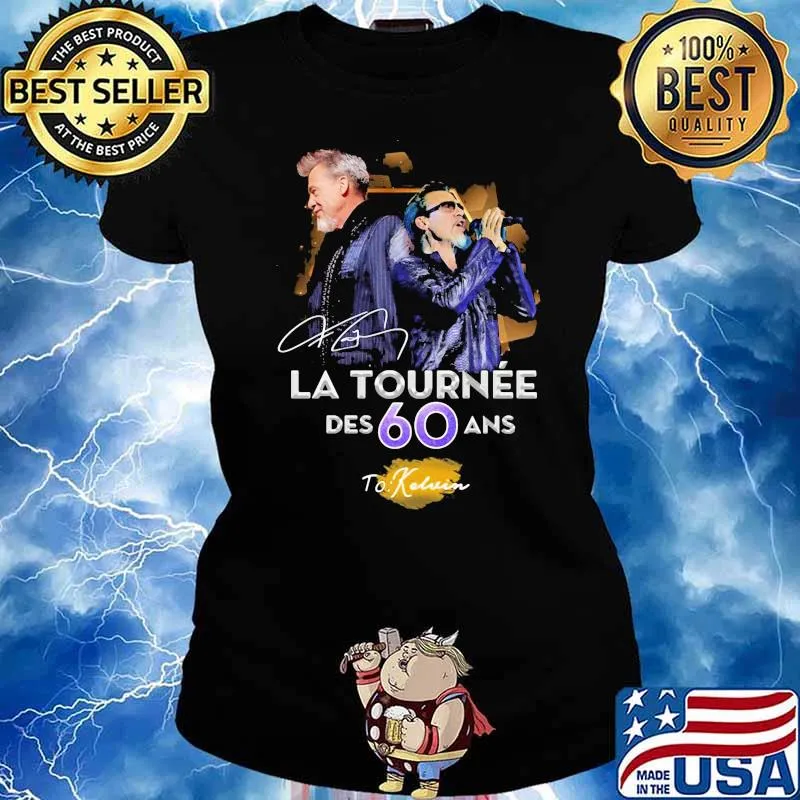 La Tournee des 60 ans Kelvin signature s Ladies tee