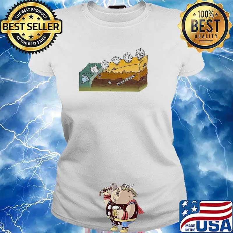 Land dice funny s Ladies tee