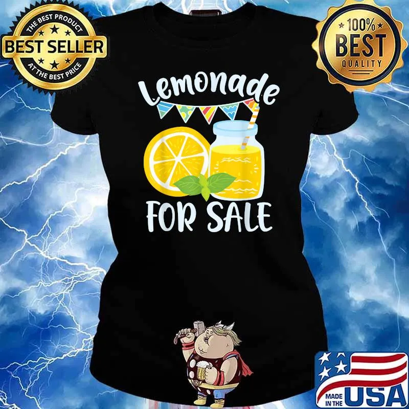 Lemonade For Sale Cute Lemonade Stand Shirt Ladies tee