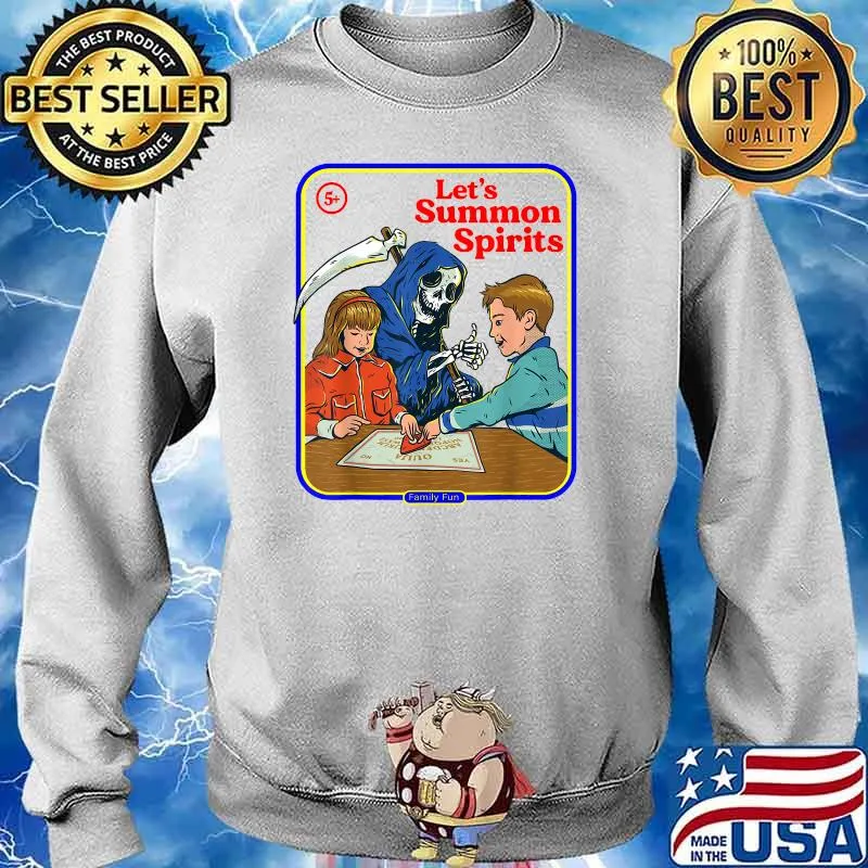 Let's Summon Spirits Skull T-Shirt Sweater