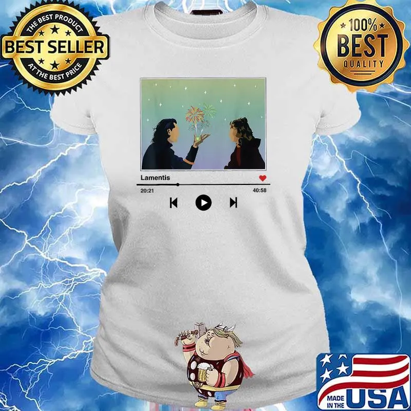 Loki and Sylvie Firework Scene T-Shirt Ladies tee