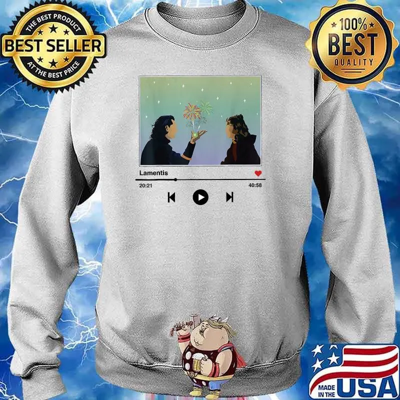 Loki and Sylvie Firework Scene T-Shirt Sweater