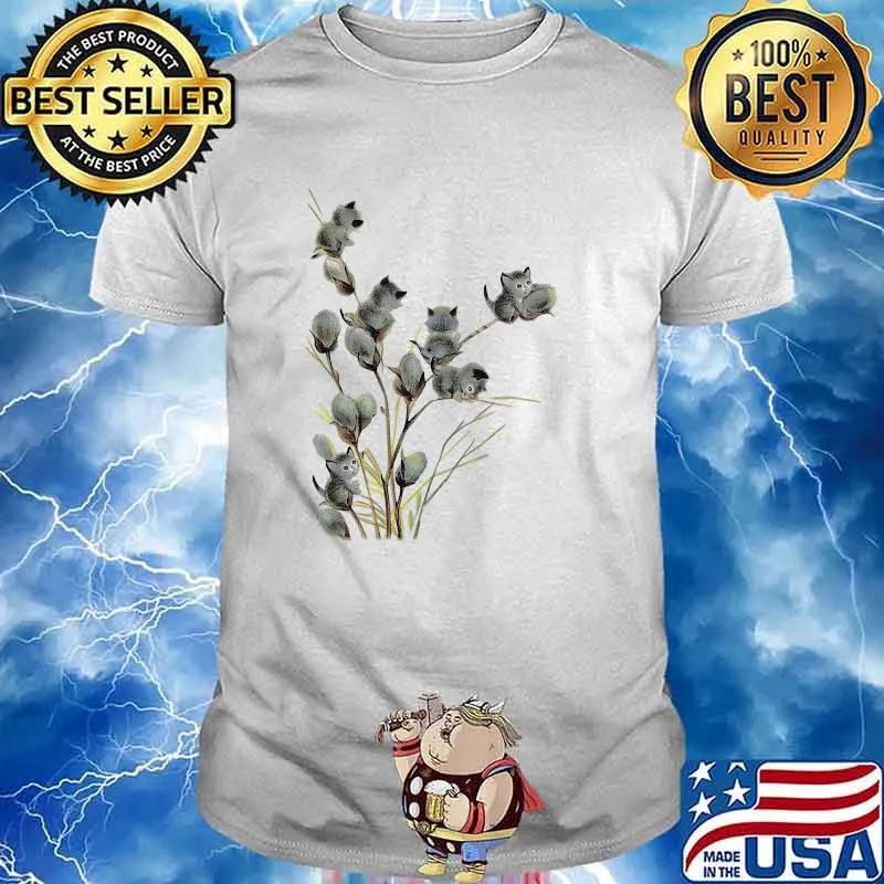 Love cats flower shirt