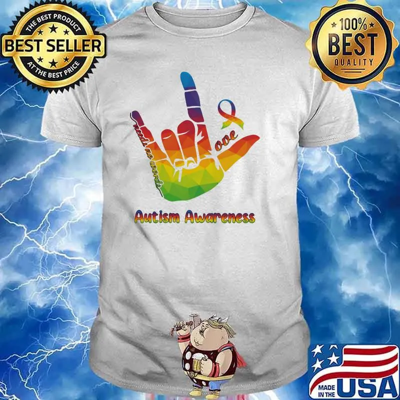 Love Needs No Words Autism Awareness Shirt