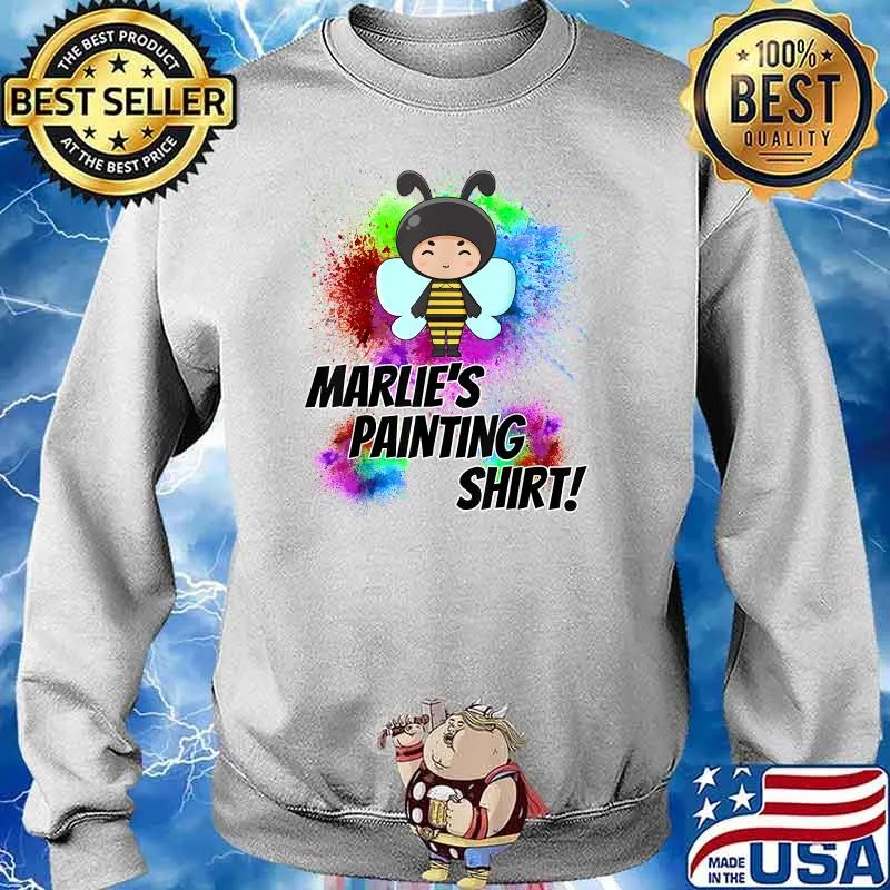 Marlie's Painting Bee Watercolor T-Shirt Sweater