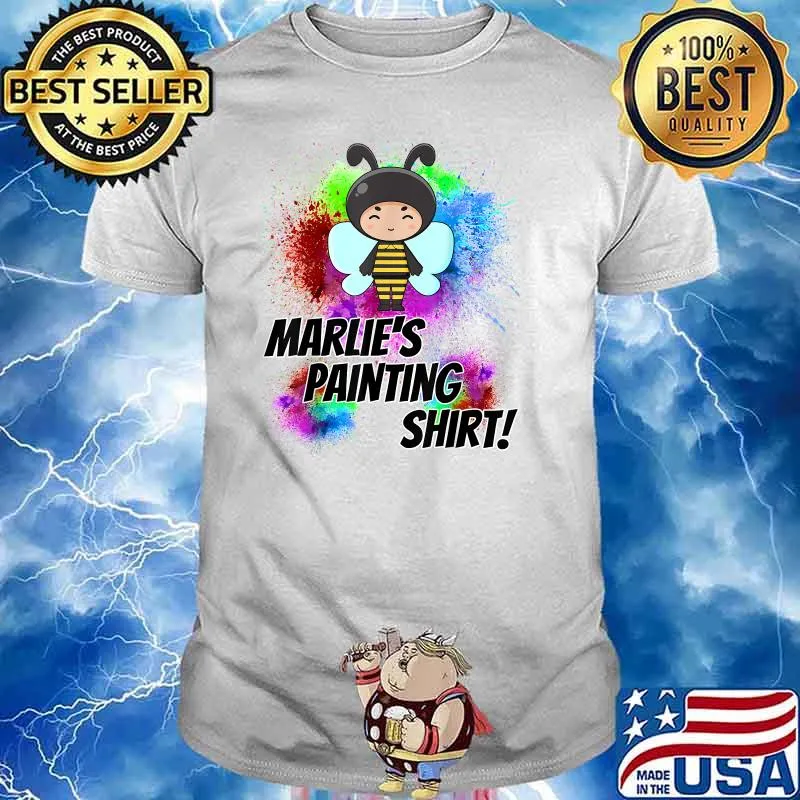 Marlie's Painting Bee Watercolor T-Shirt