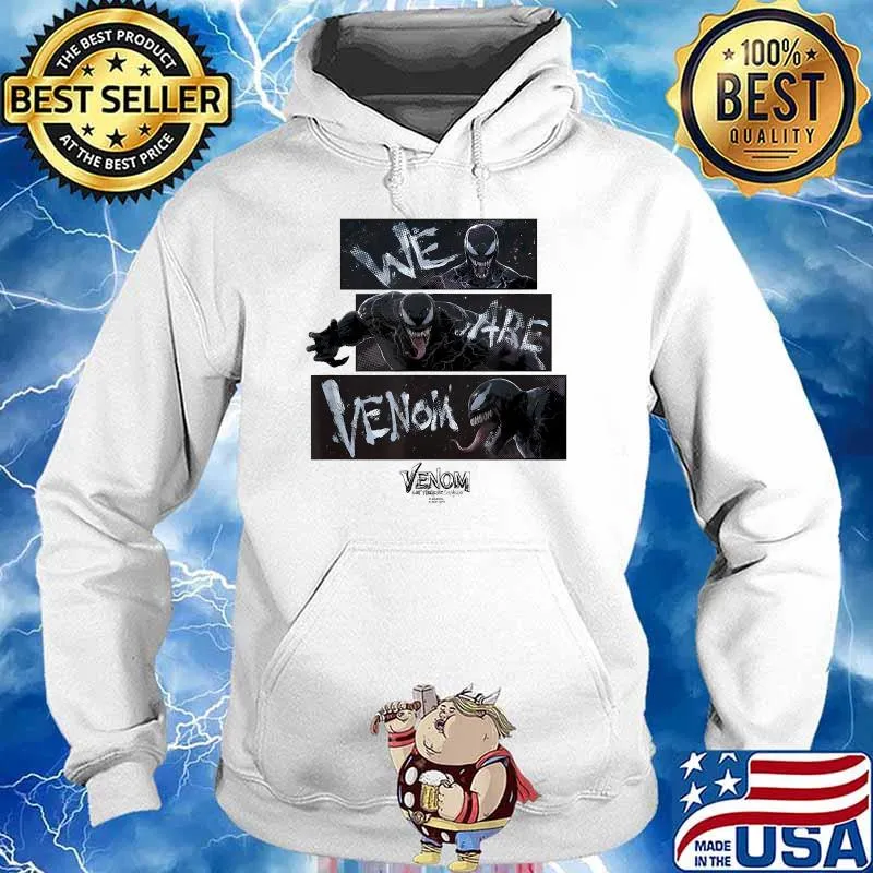 Marvel Venom Let There Be Carnage We Are Venom Panels T-Shirt Hoodie