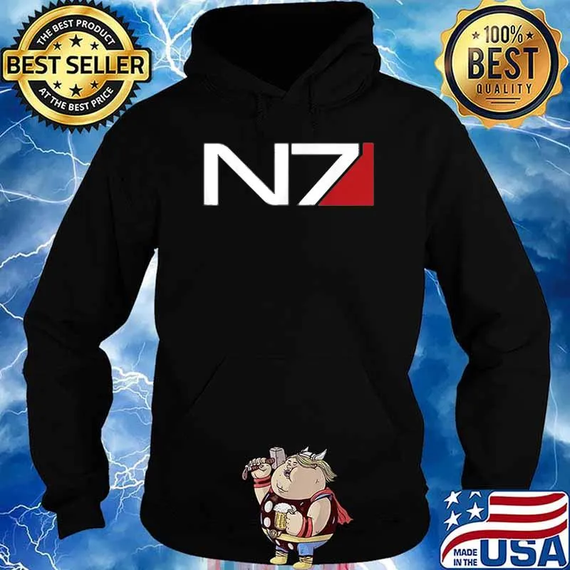 Mass Effects N7 T-Shirt Hoodie