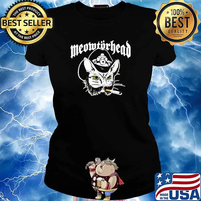 Meomtorhead smokin cat s Ladies tee