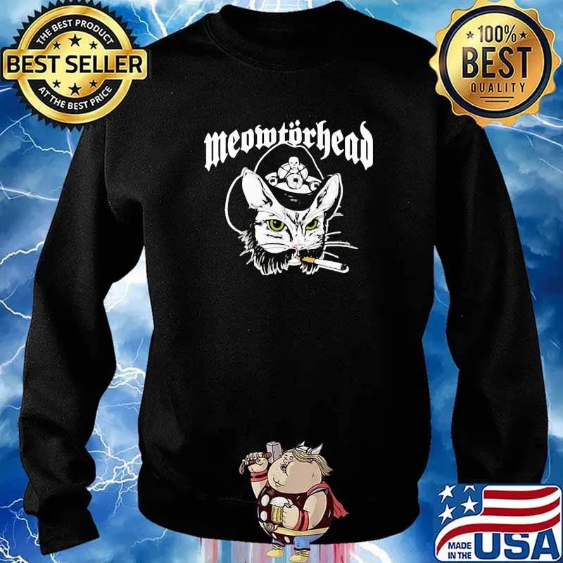 Meomtorhead smokin cat s Sweater