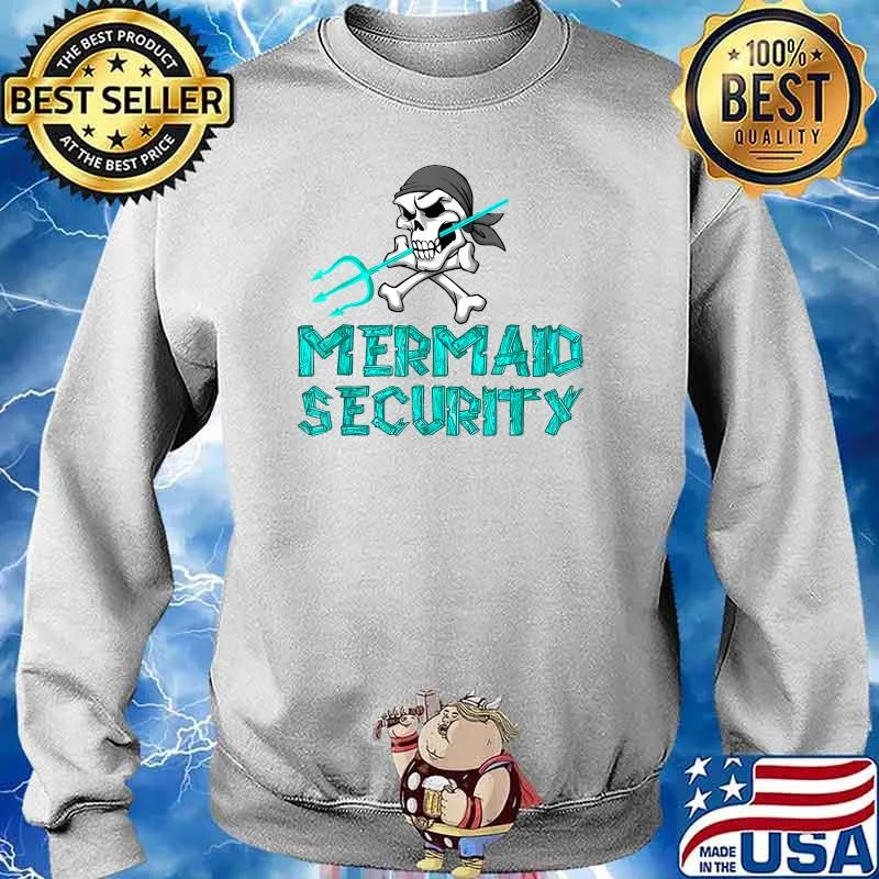 Mermaid Security Skull T-Shirt Sweater