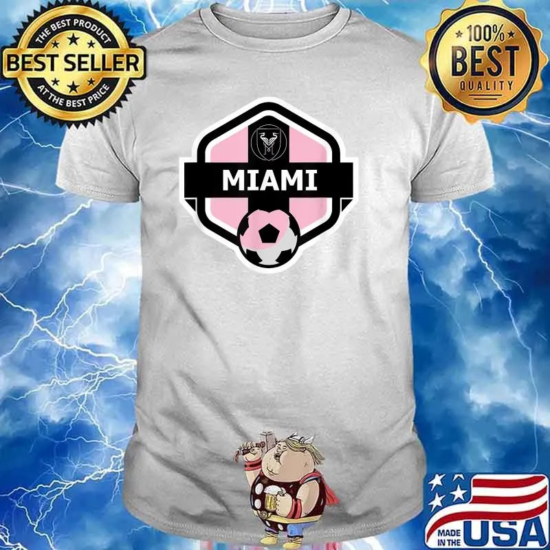 Miami Florida Soccer Inter Fanatico Futebol T-Shirt