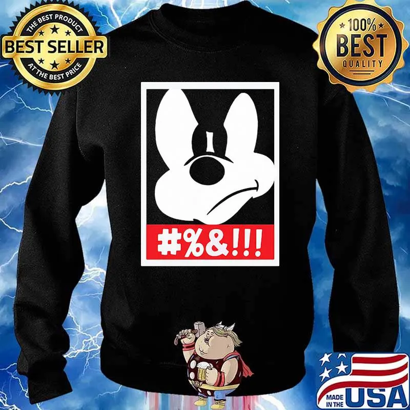 Mickey mouse angry face s Sweater