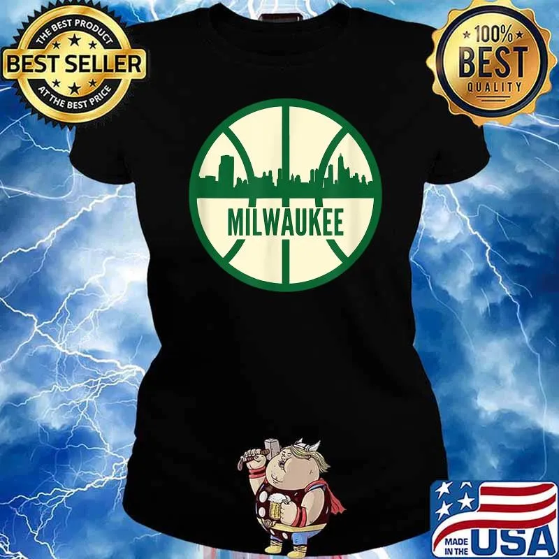 Milwaukee Basketball City T-Shirt Ladies tee
