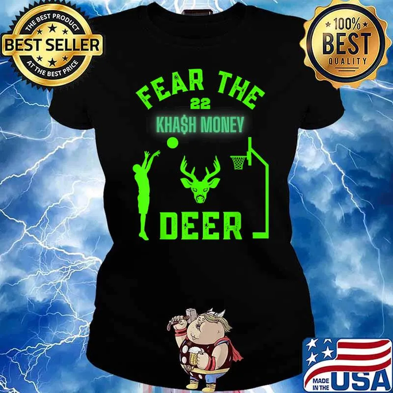 Milwaukee Basketball Fear The Deer Shirt Ladies tee
