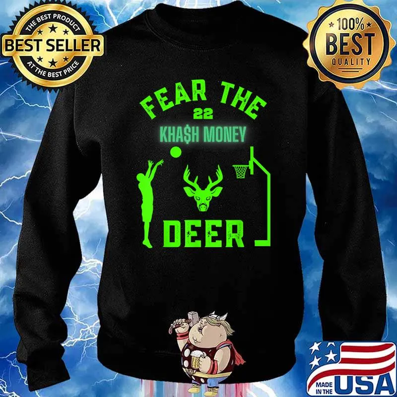 Milwaukee Basketball Fear The Deer Shirt Sweater