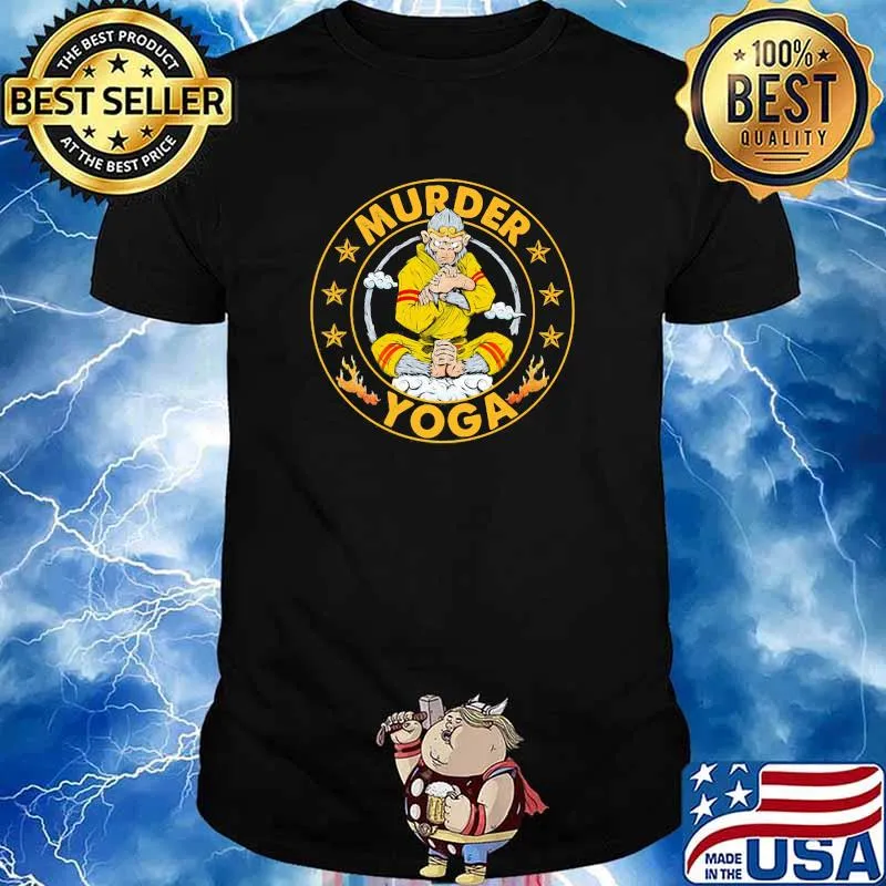 Murder Yoga Jiu Jitsu Monkey Shirt