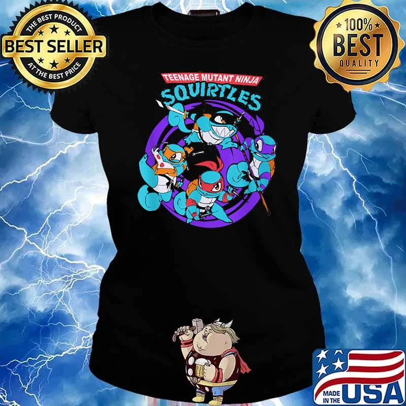 Mutants Ninja Squirtles Shirt Ladies tee