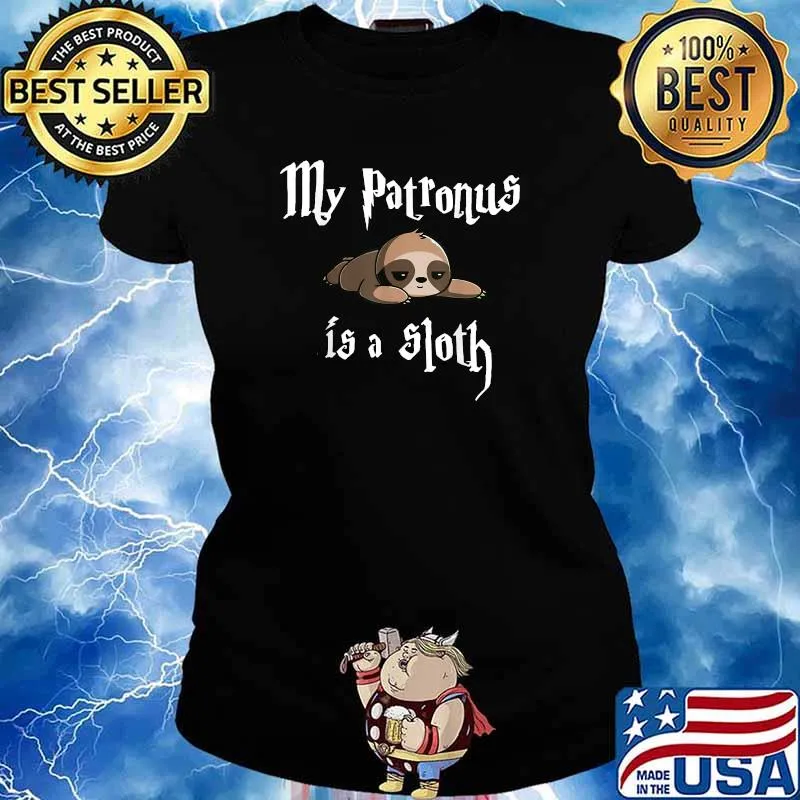 My Patronus is a Sloth Shirt Ladies tee