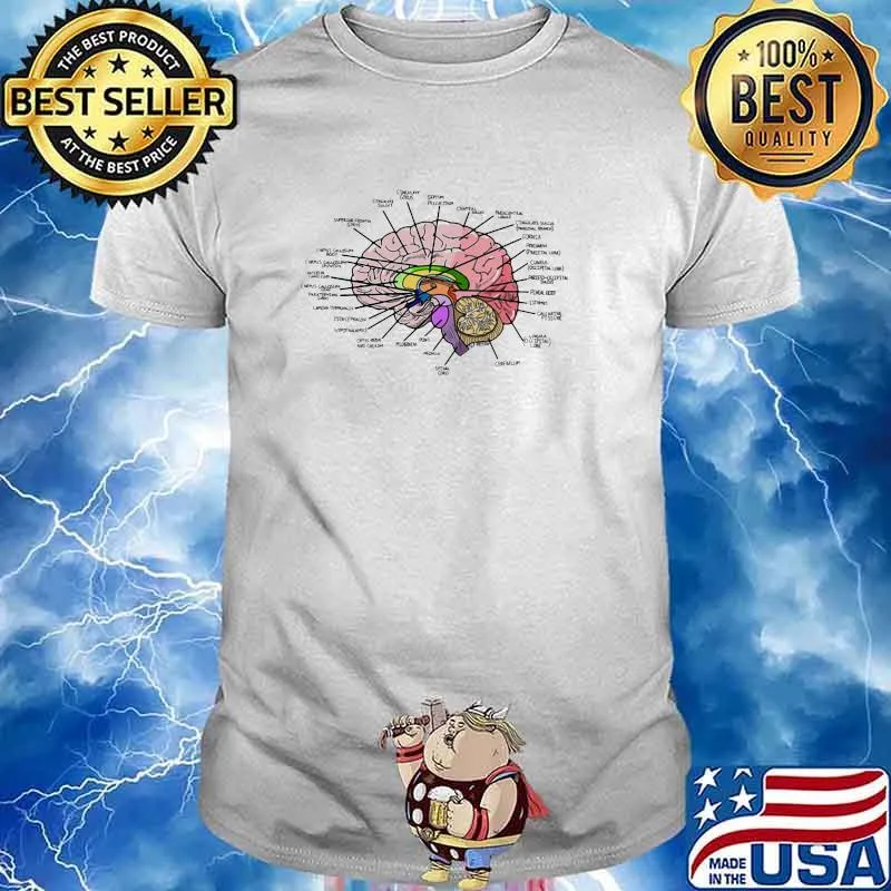 Neurologist Brain With Labels Shirt