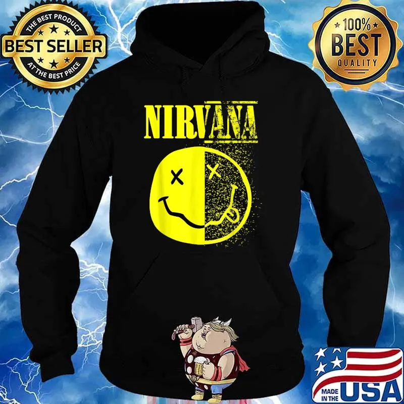 Nirvanas Smile Vintage T-Shirt Hoodie