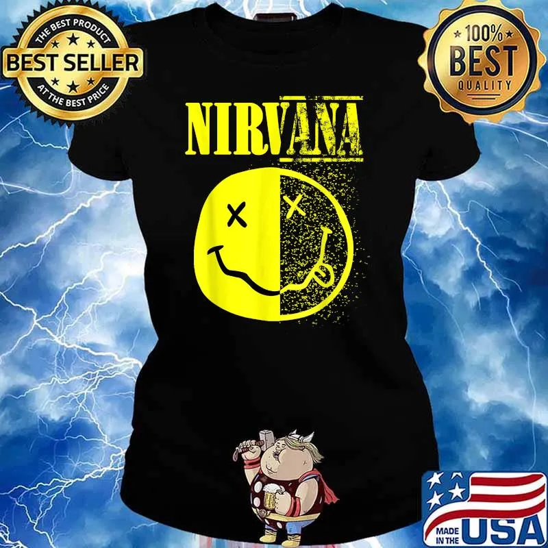 Nirvanas Smile Vintage T-Shirt Ladies tee