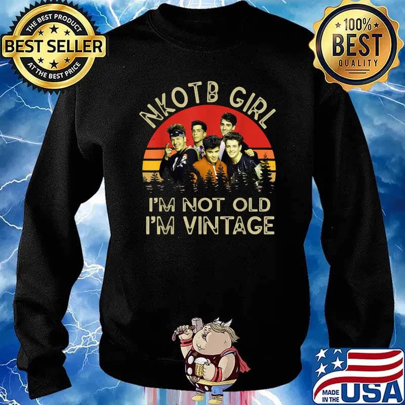 Nkotb Girl I’m Not Old I’m Vintage T-Shirt Sweater