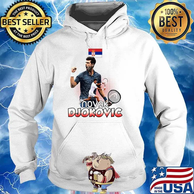 Novaks Funny DjokoVics Tennis T-Shirt Hoodie