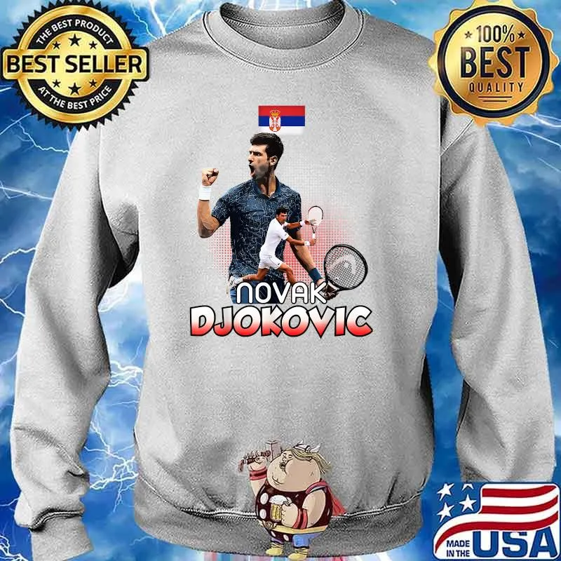 Novaks Funny DjokoVics Tennis T-Shirt Sweater