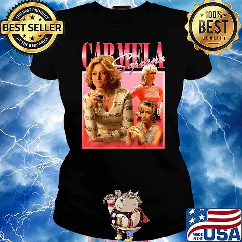 Official Carmelas Sopranos T-Shirt Ladies tee