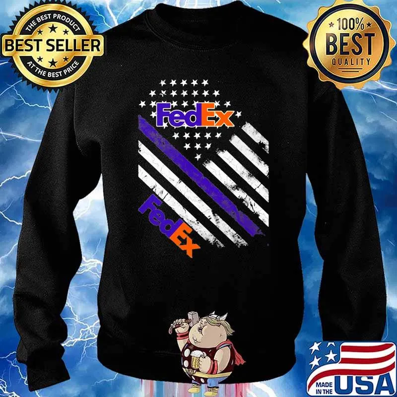 Official Fedex Flag Shirt Sweater
