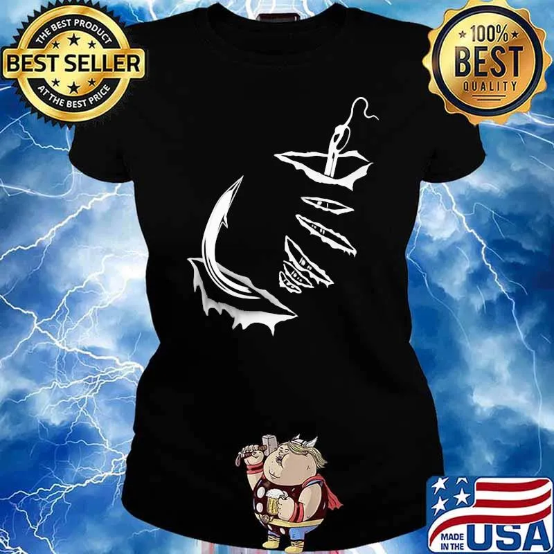 Official Fishing Hook Shirt Ladies tee