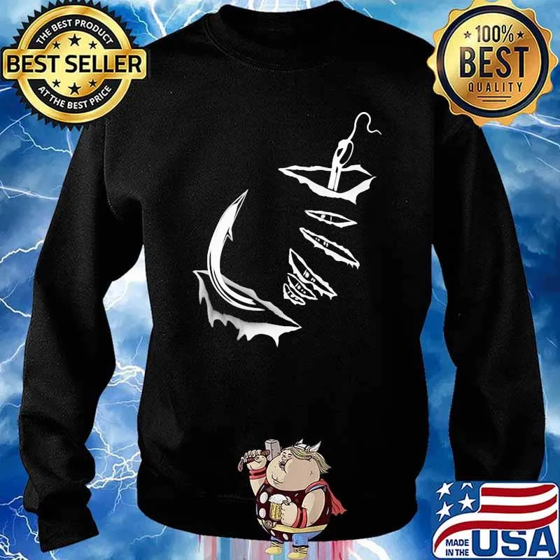 Official Fishing Hook Shirt Sweater