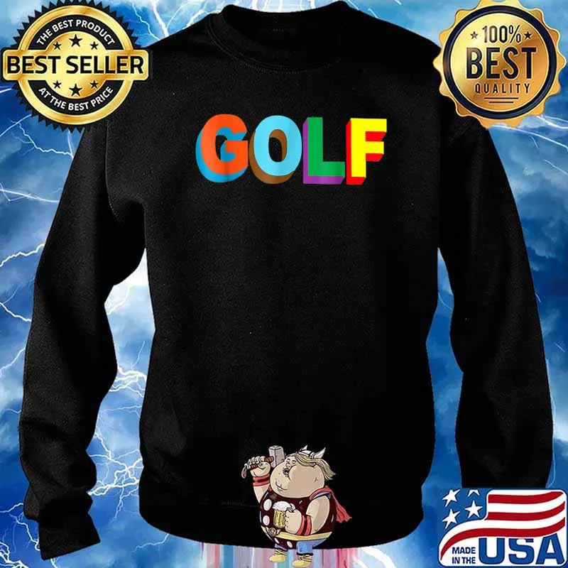 Official GOLF colorful T-Shirt Sweater