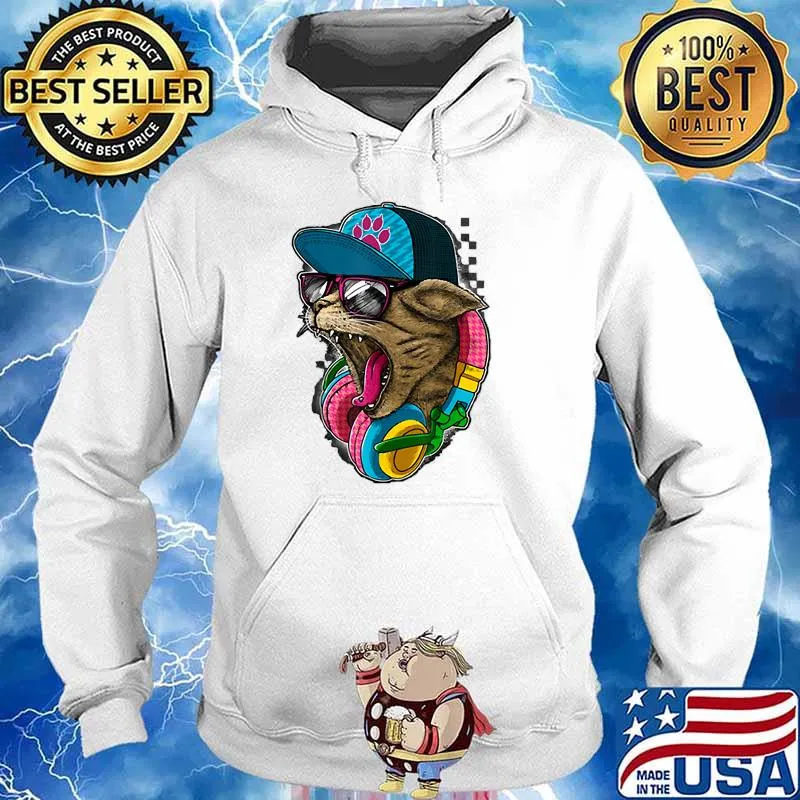 Official Groovy Cat T-Shirt Hoodie