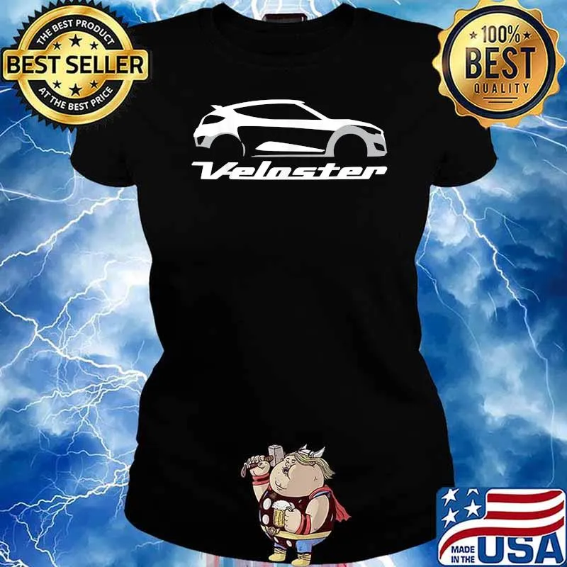 Official Hyundais velosters Car T-Shirt Ladies tee