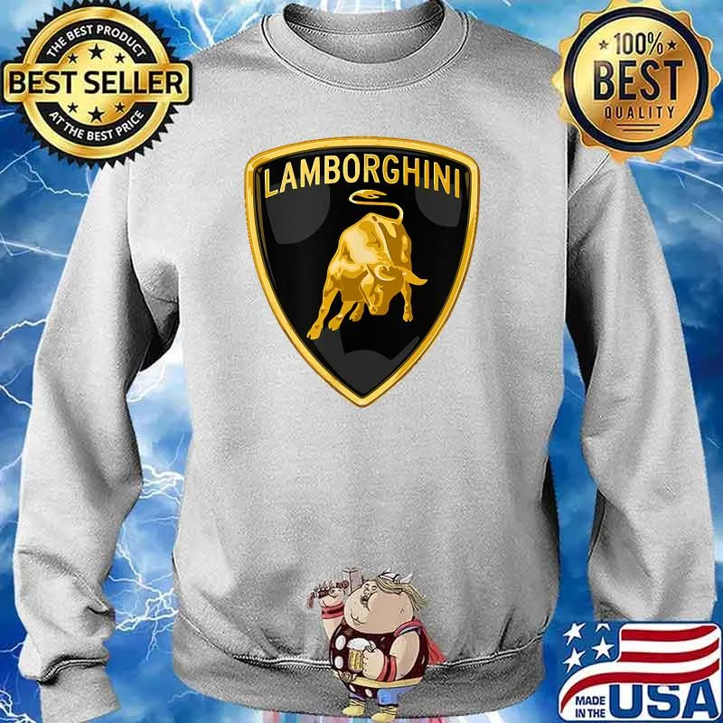 Official Lamborghini Fashion Logo T-Shirt Sweater