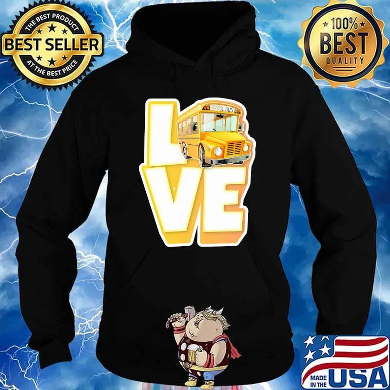 Official love school bus s Hoodie